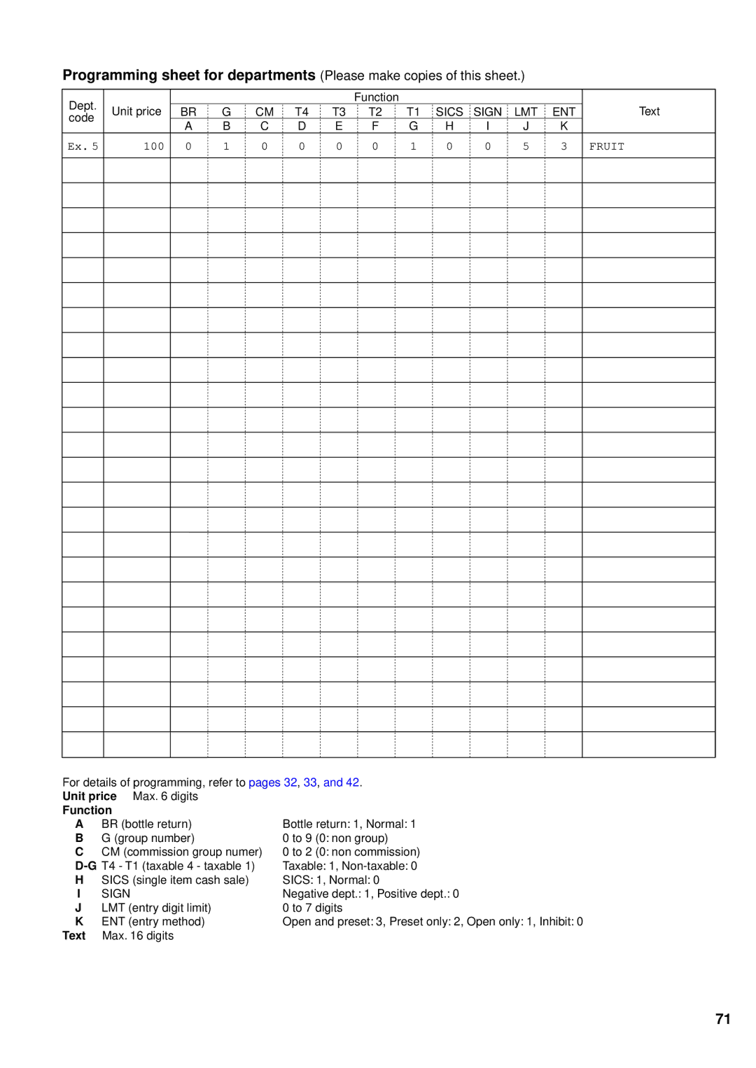 Sharp XE-A401 instruction manual Text 