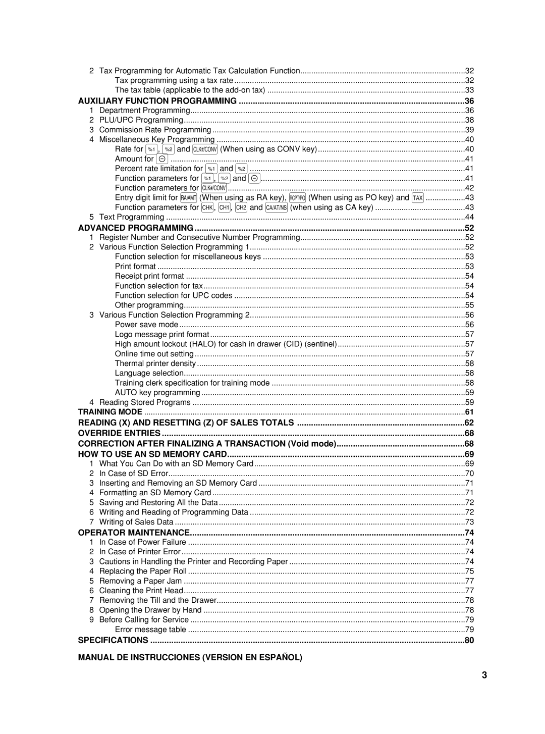 Sharp XE-A506 instruction manual Auxiliary Function Programming, Correction After Finalizing a Transaction Void mode 