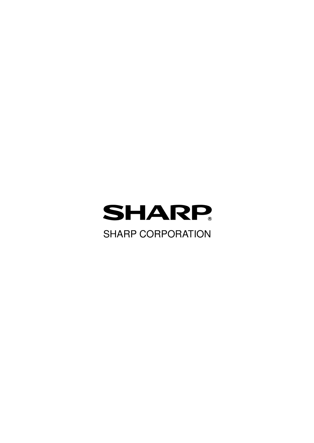 Sharp XG-C435X-L, XG-C465X-L operation manual Sharp Corporation 