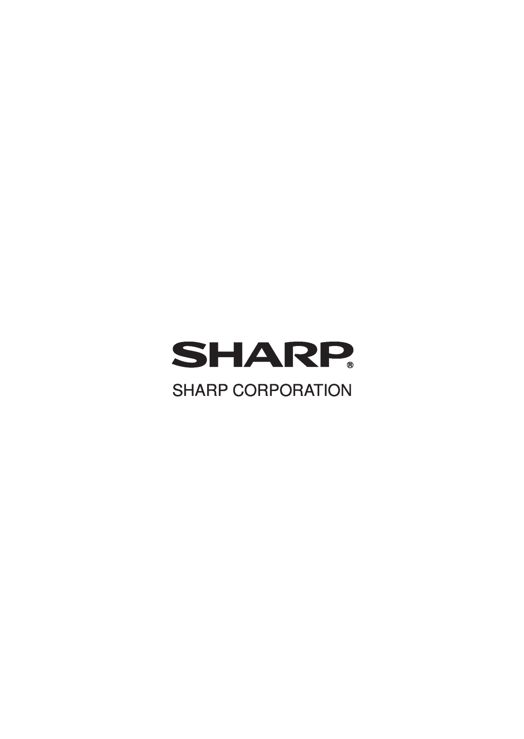 Sharp XG-C435X-L, XG-C465X-L operation manual Sharp Corporation 