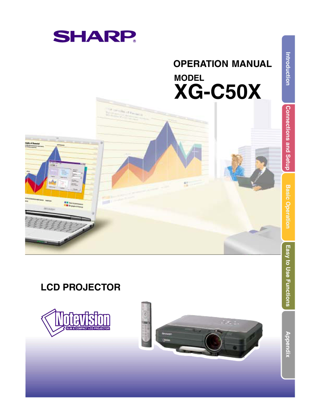 Sharp XG-C50X operation manual 