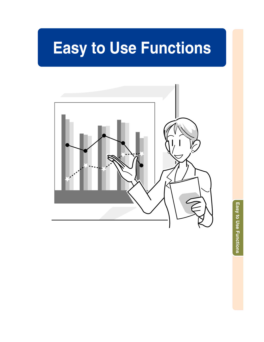 Sharp XG-C50X operation manual Easy to Use Functions 