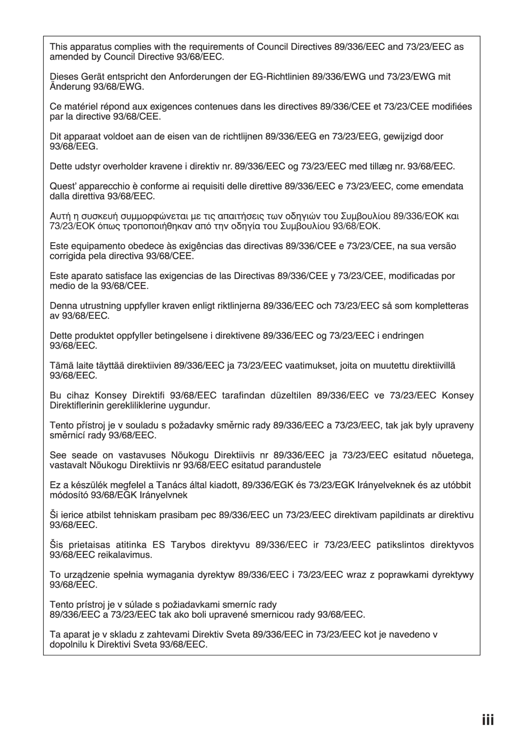 Sharp XG-MB65X operation manual Iii 