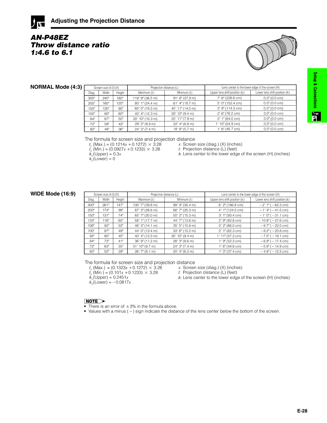 Sharp XG-P20XU operation manual AN-P48EZ 