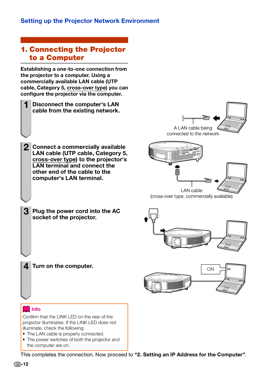 Sharp XG-SV200X, XG-SV100W specifications Connecting the Projector to a Computer 