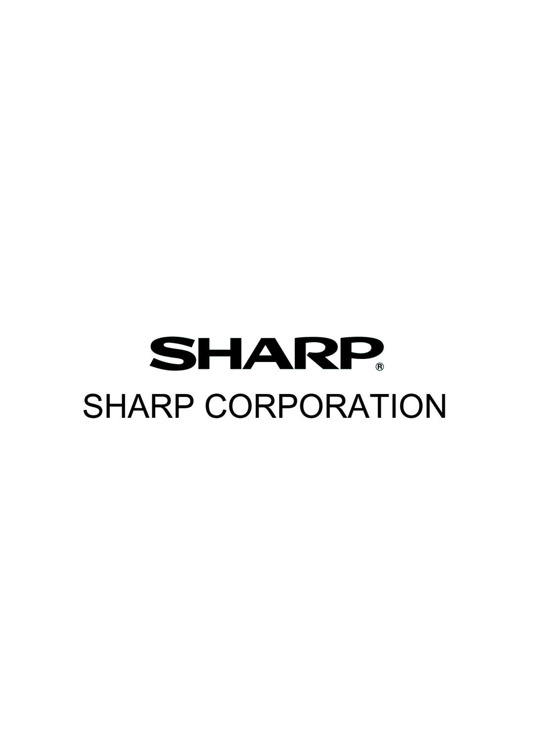 Sharp XG-MB55X, XR-20S, XR-10X, XR-10S, XR-20X operation manual 