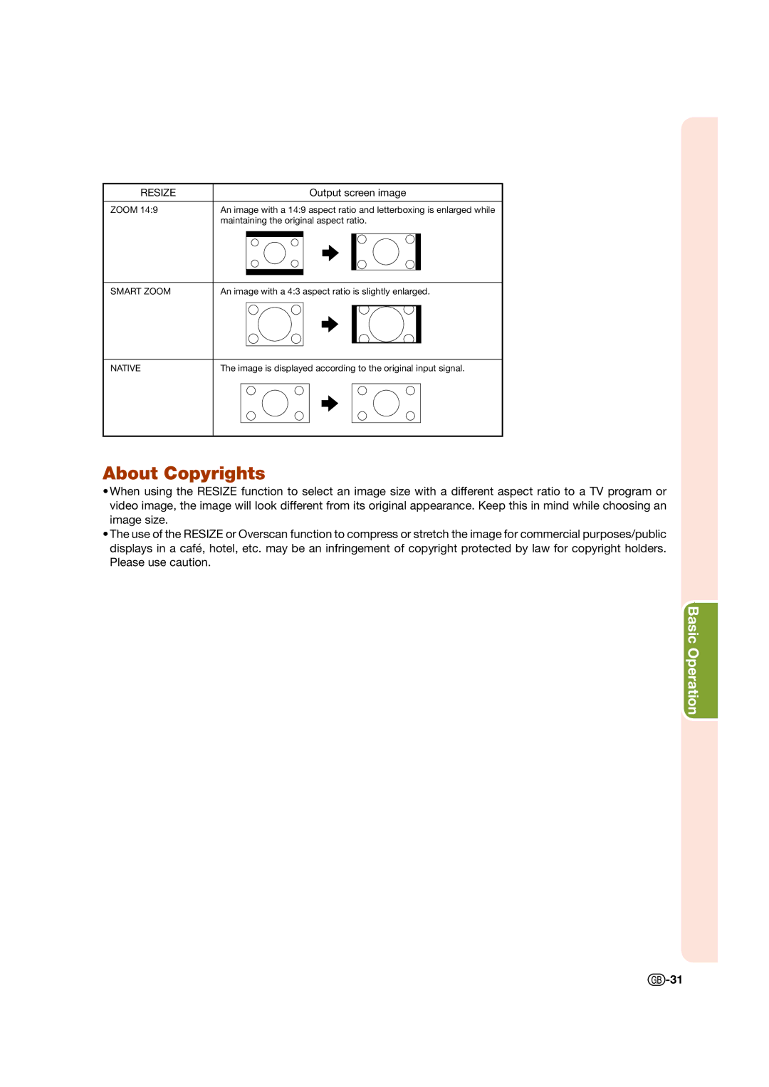 Sharp XV-Z17000 operation manual About Copyrights 