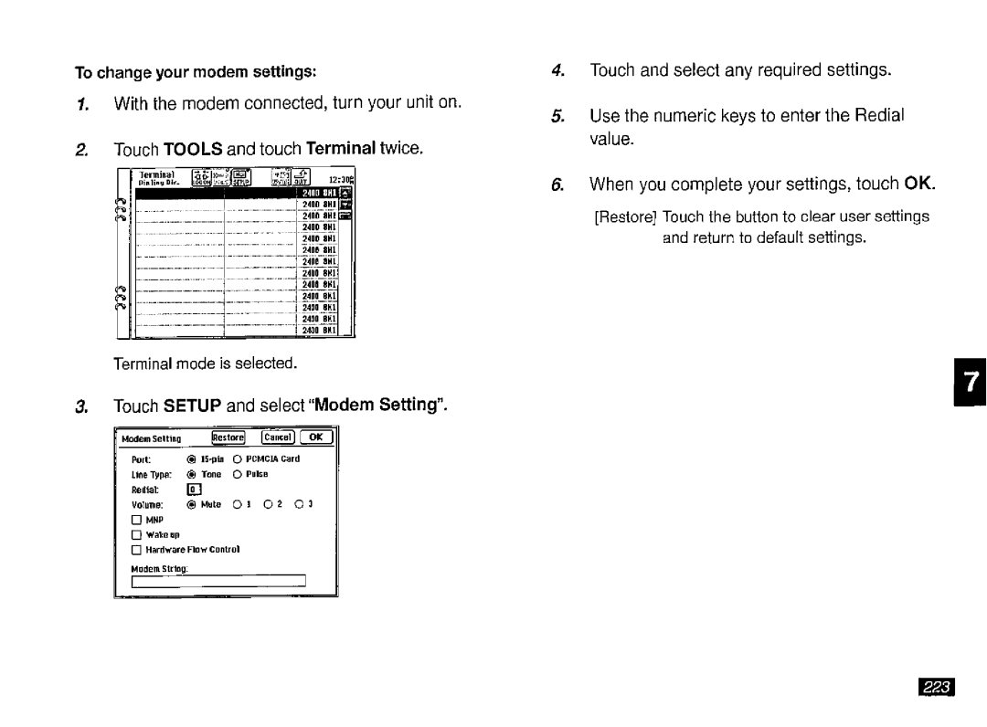 Sharp ZR-5000 manual 