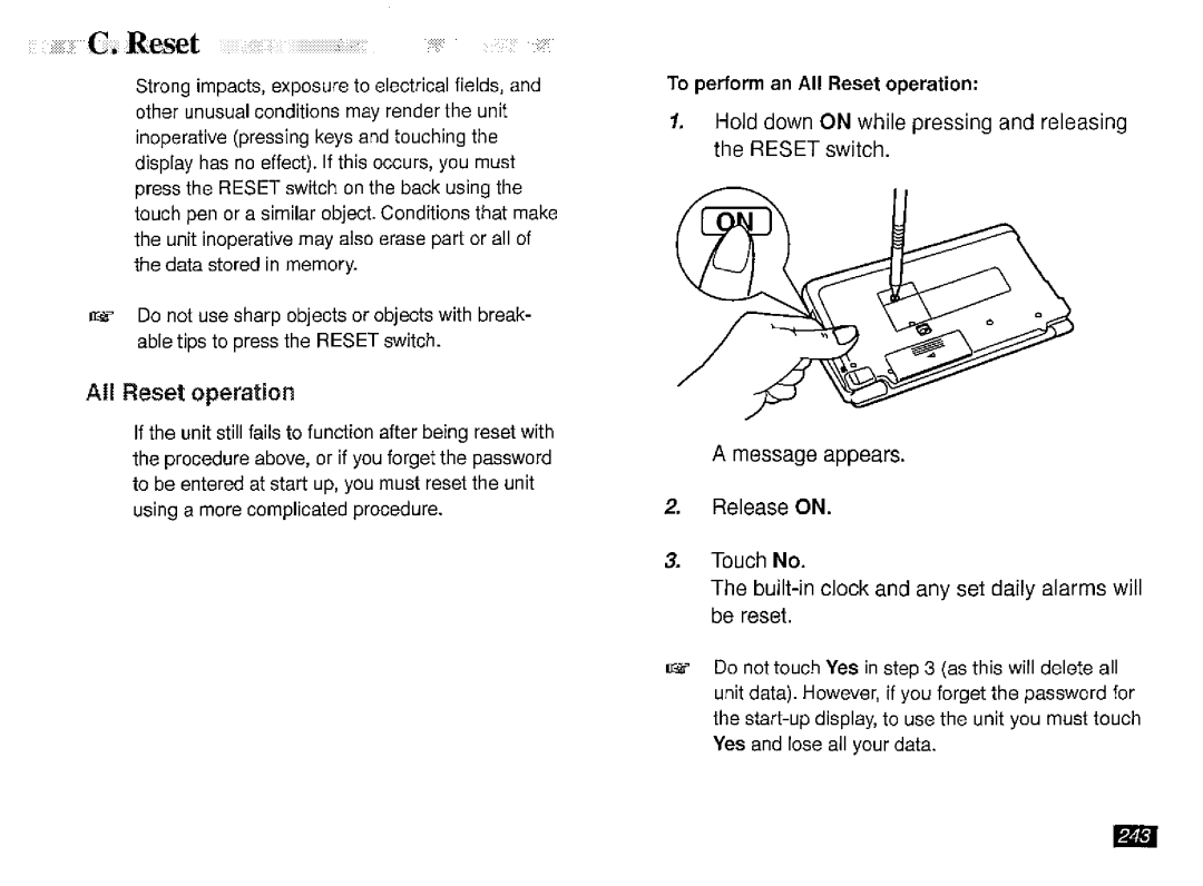 Sharp ZR-5000 manual 