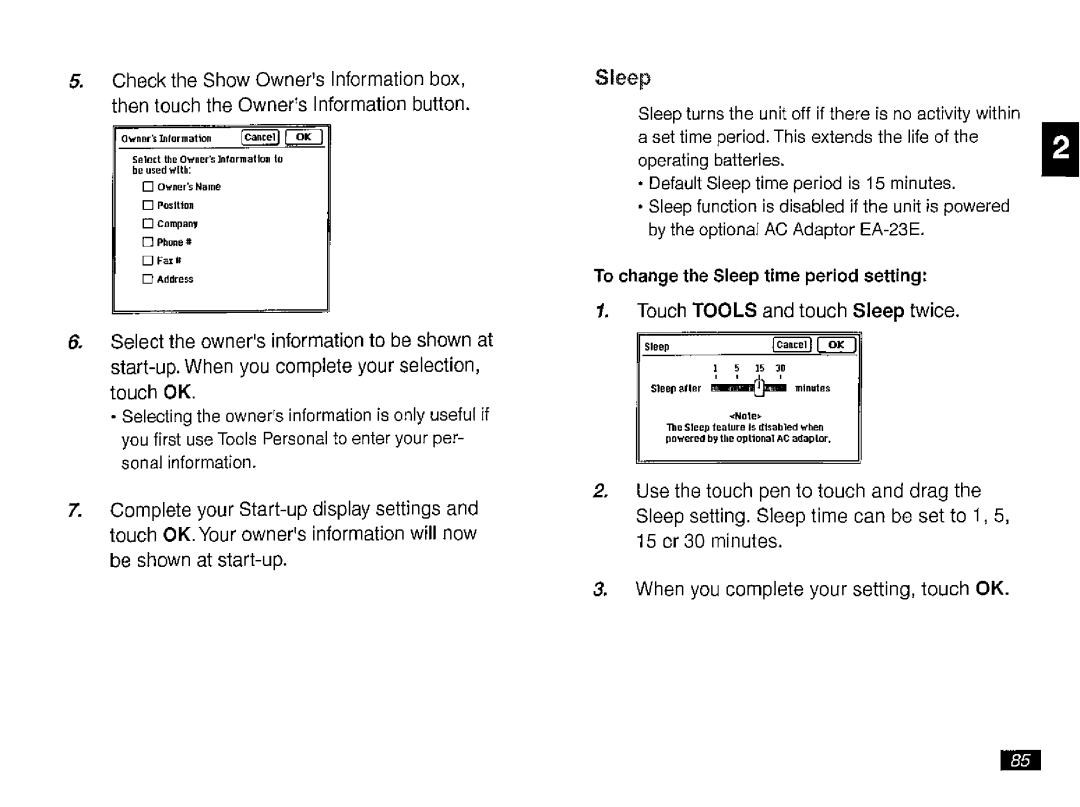 Sharp ZR-5000 manual 