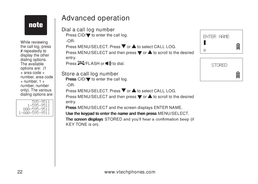 Sharper Image 6031 important safety instructions Dial a call log number, Store a call log number 