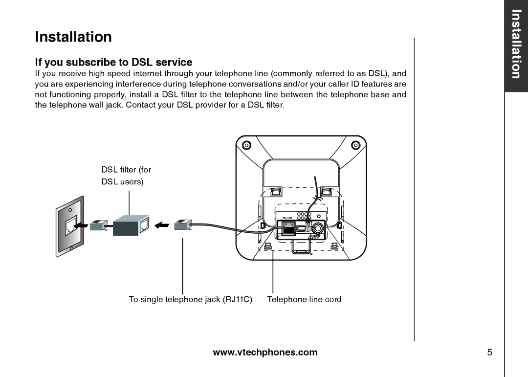 Sharper Image 6031 important safety instructions If you subscribe to DSL service 