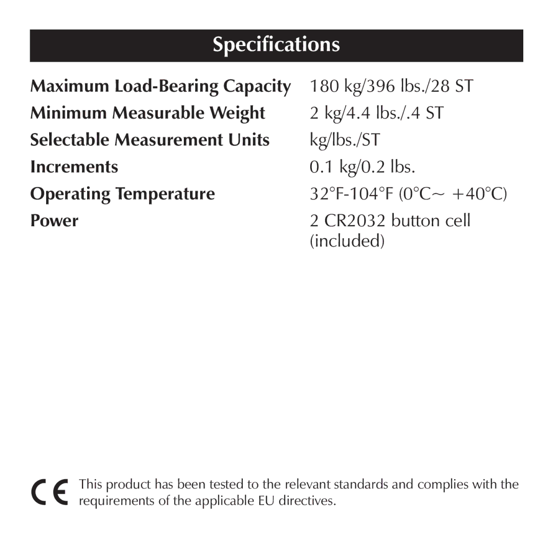 Sharper Image EM150 manual ChargingSpecificationsTime 