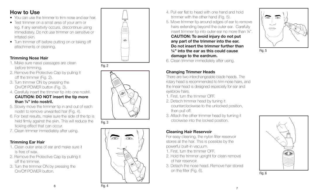 Sharper Image GR-T200 instruction manual How to Use 