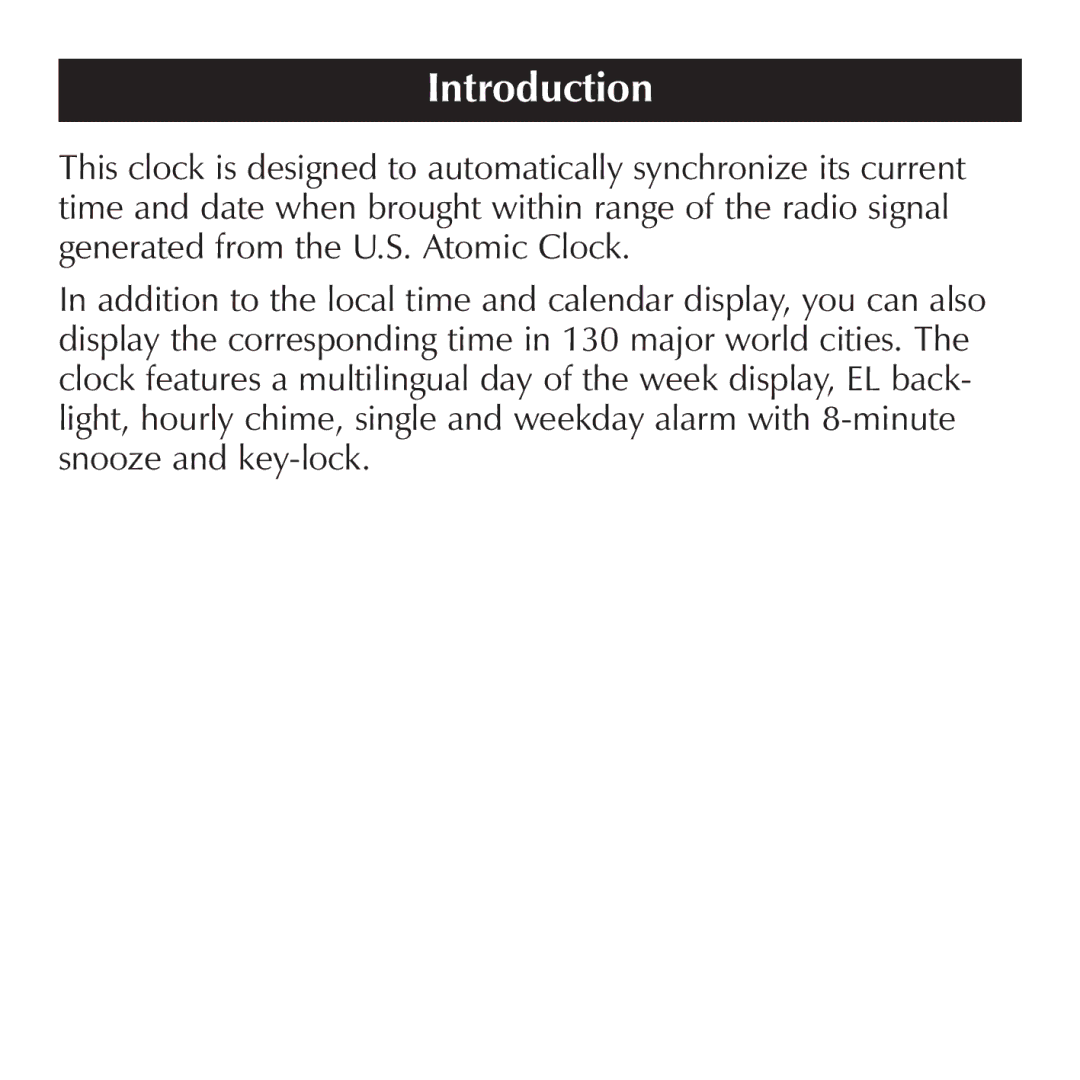 Sharper Image OQ314 manual Introduction 