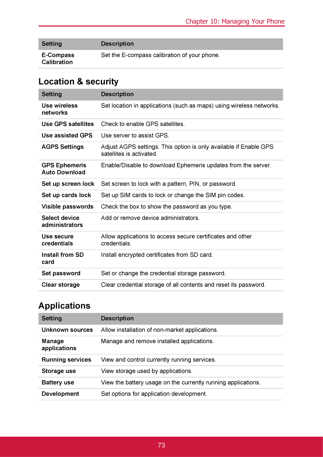 ShelterLogic VS14032 manual Location & security, Applications 