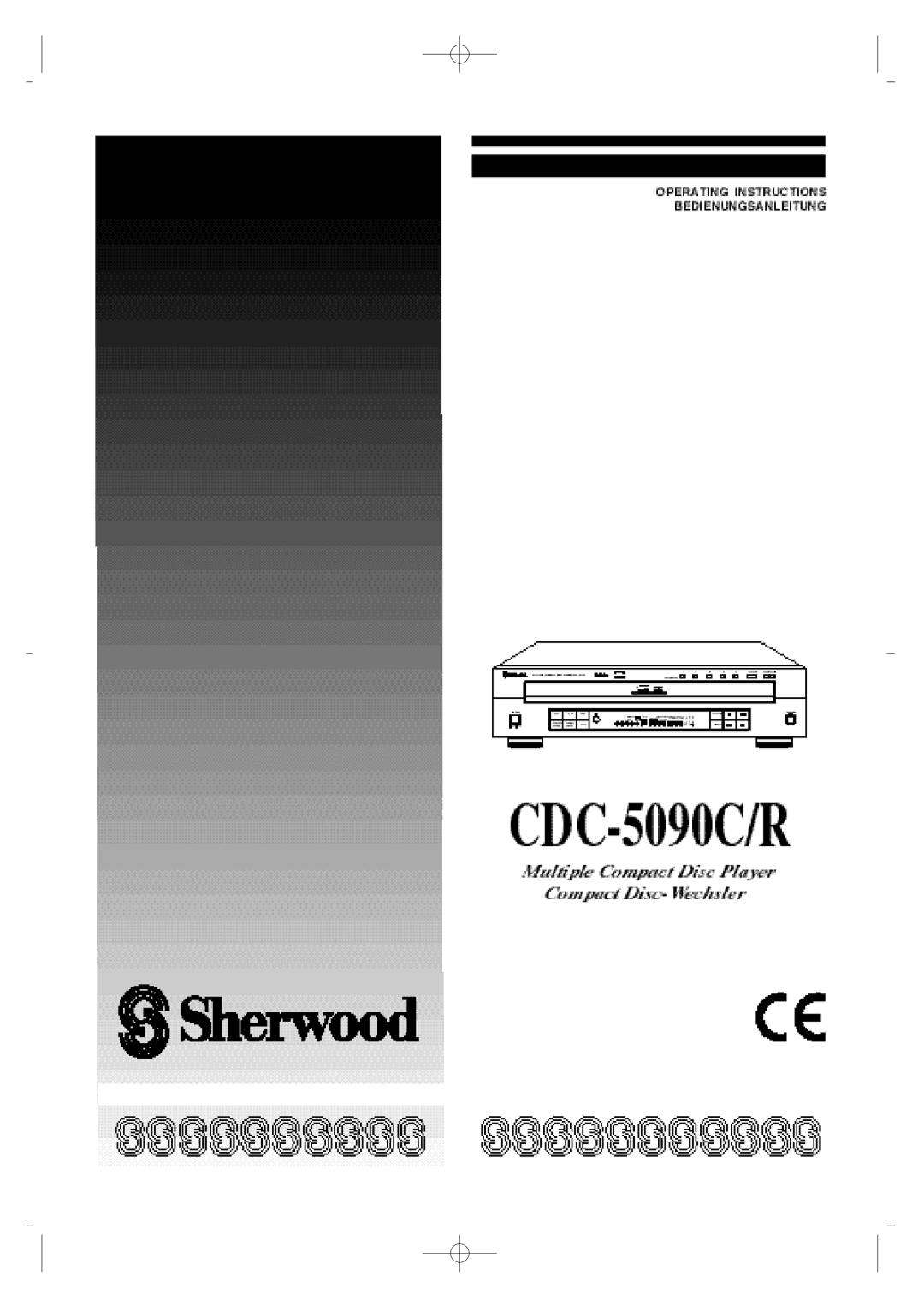 Sherwood CDC-5090R, CDC-5090C manual 