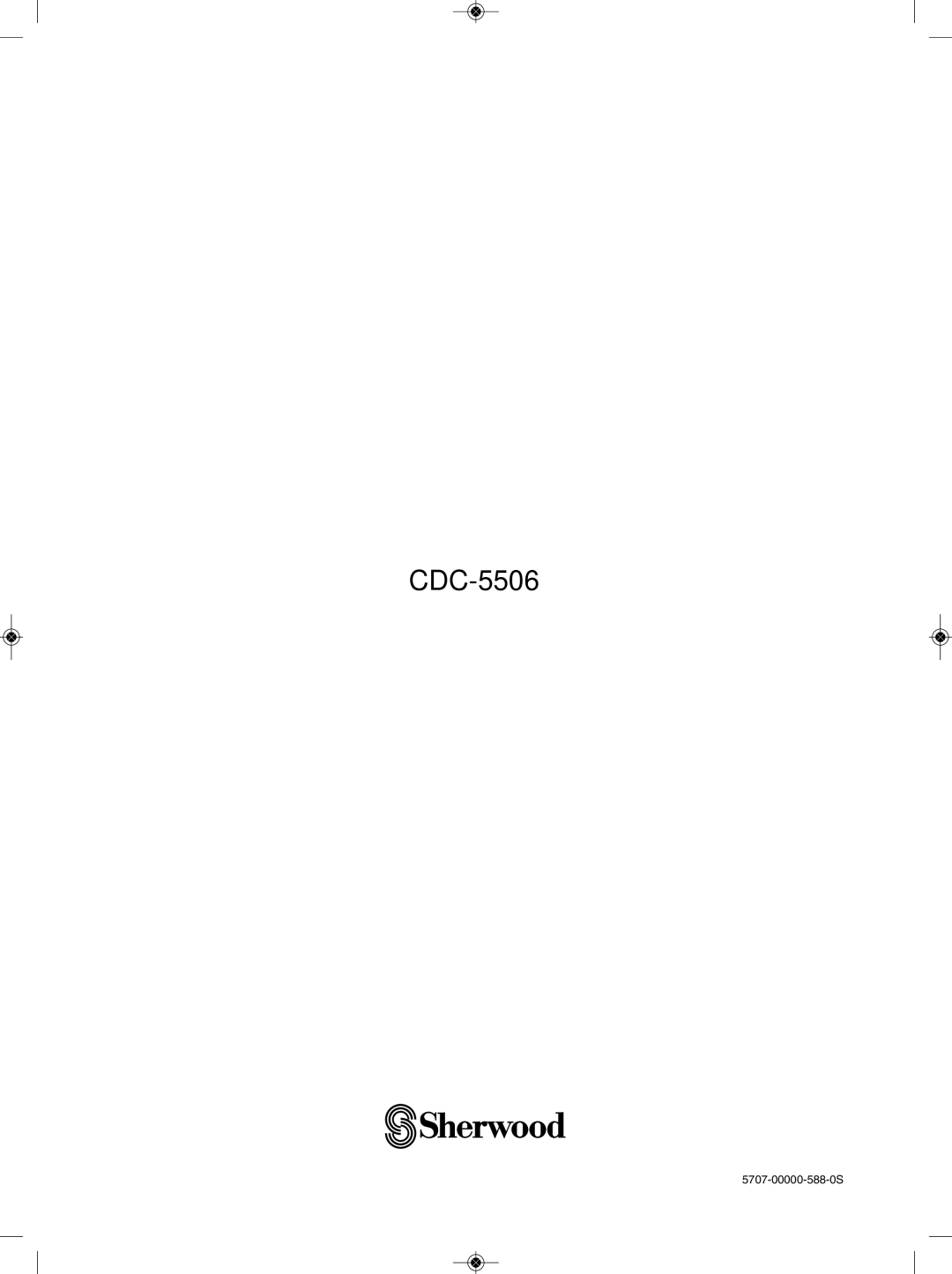 Sherwood CDC-5506 operating instructions 