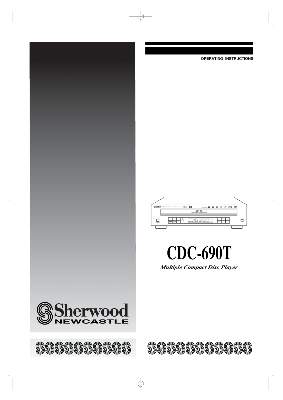 Sherwood CDC-690T operating instructions 