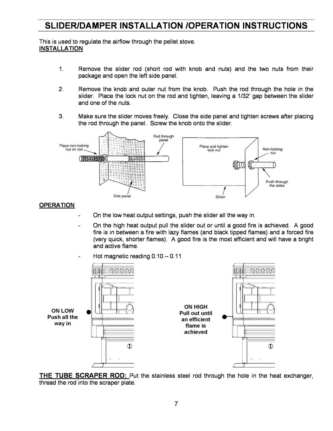 Sherwood EF-3 BAYI technical manual Installation, Operation 