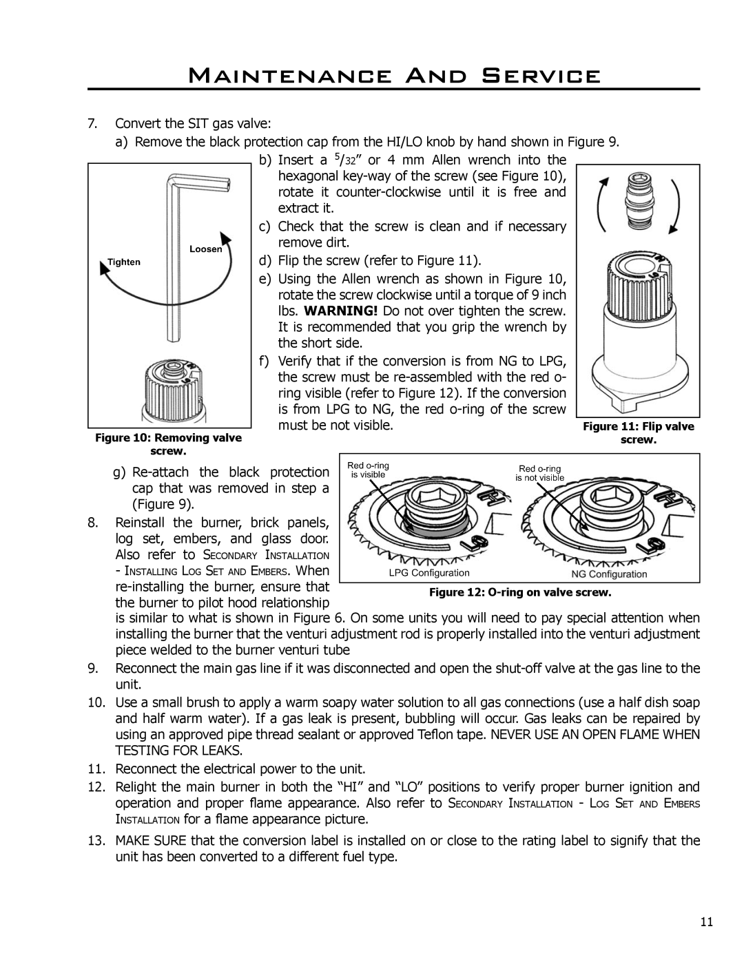 Sherwood EG40 DV owner manual Must be not visible, Removing valve Screw 