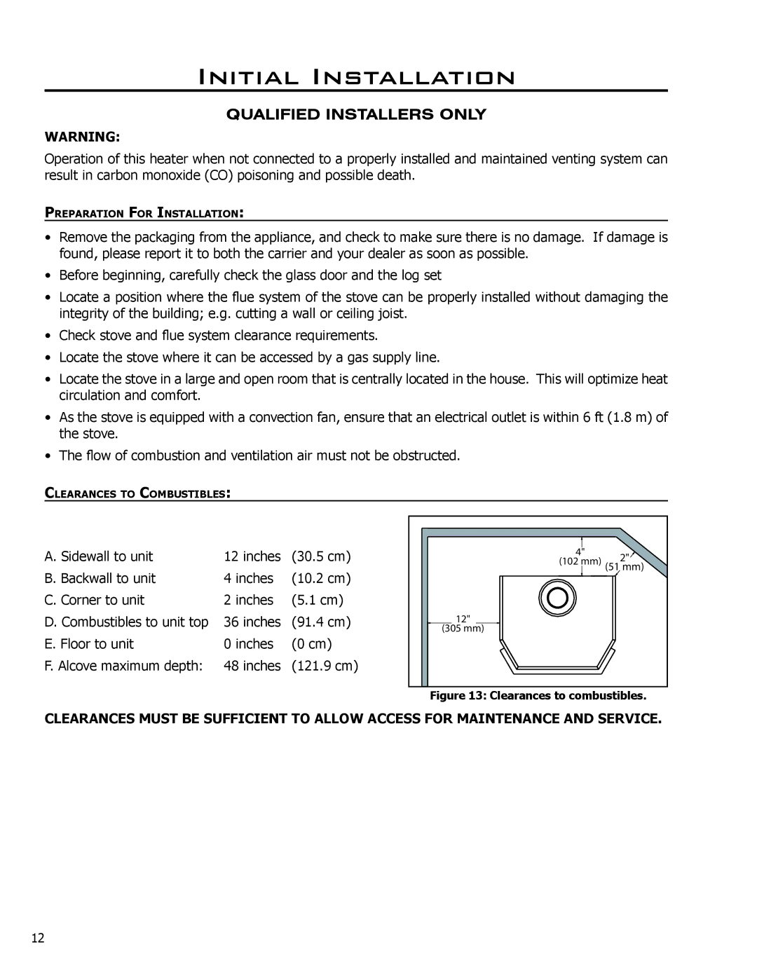 Sherwood EG40 DV owner manual Initial Installation, Qualified Installers only 