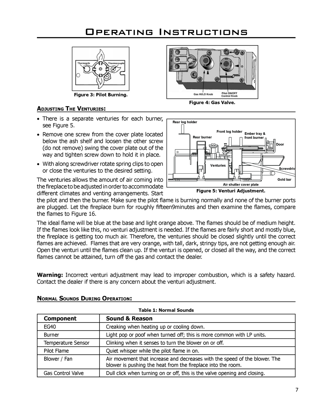 Sherwood EG40 DV owner manual Operating Instructions, Component, Sound & Reason 