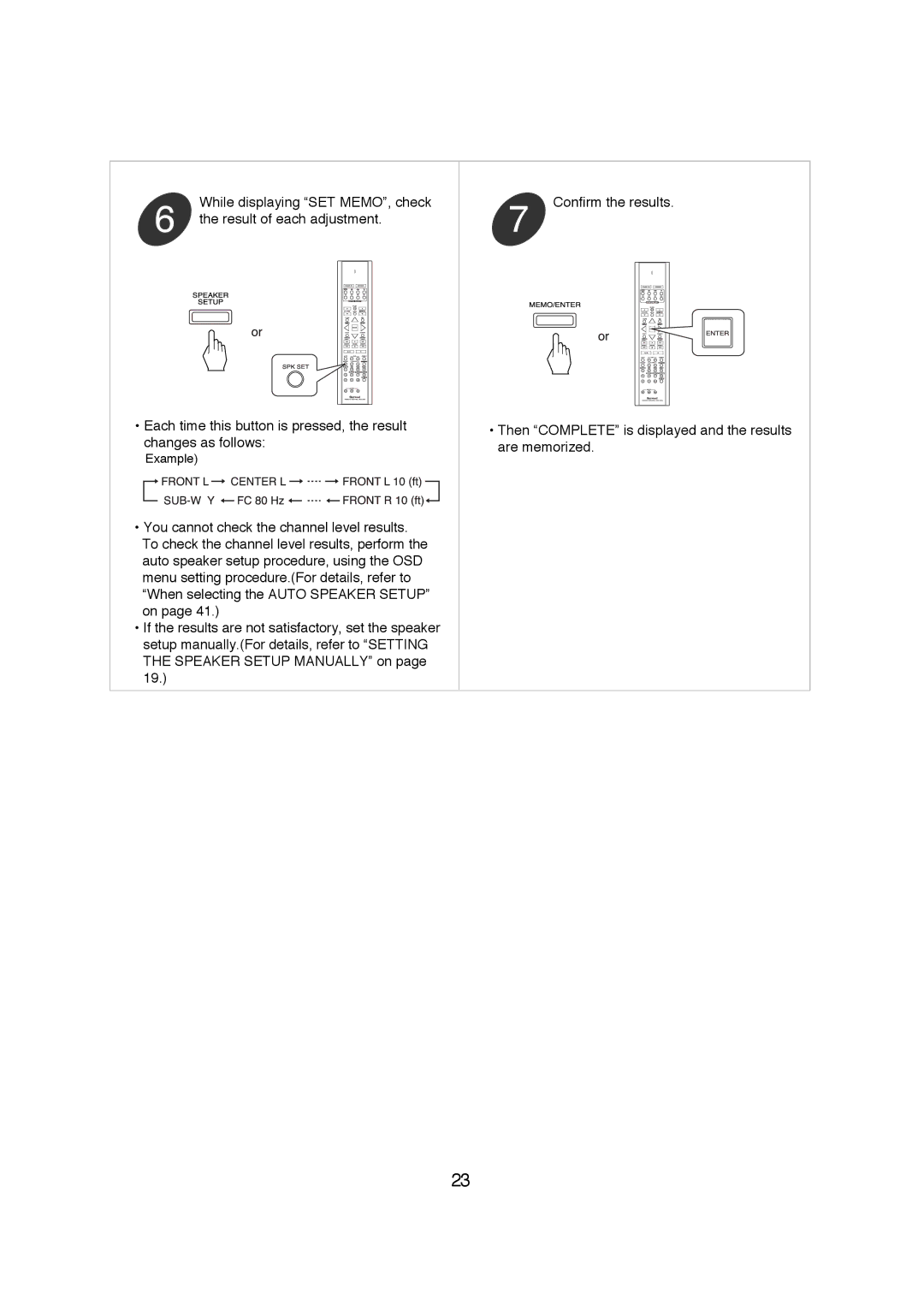 Sherwood R-671 manual While displaying SET MEMO, check 