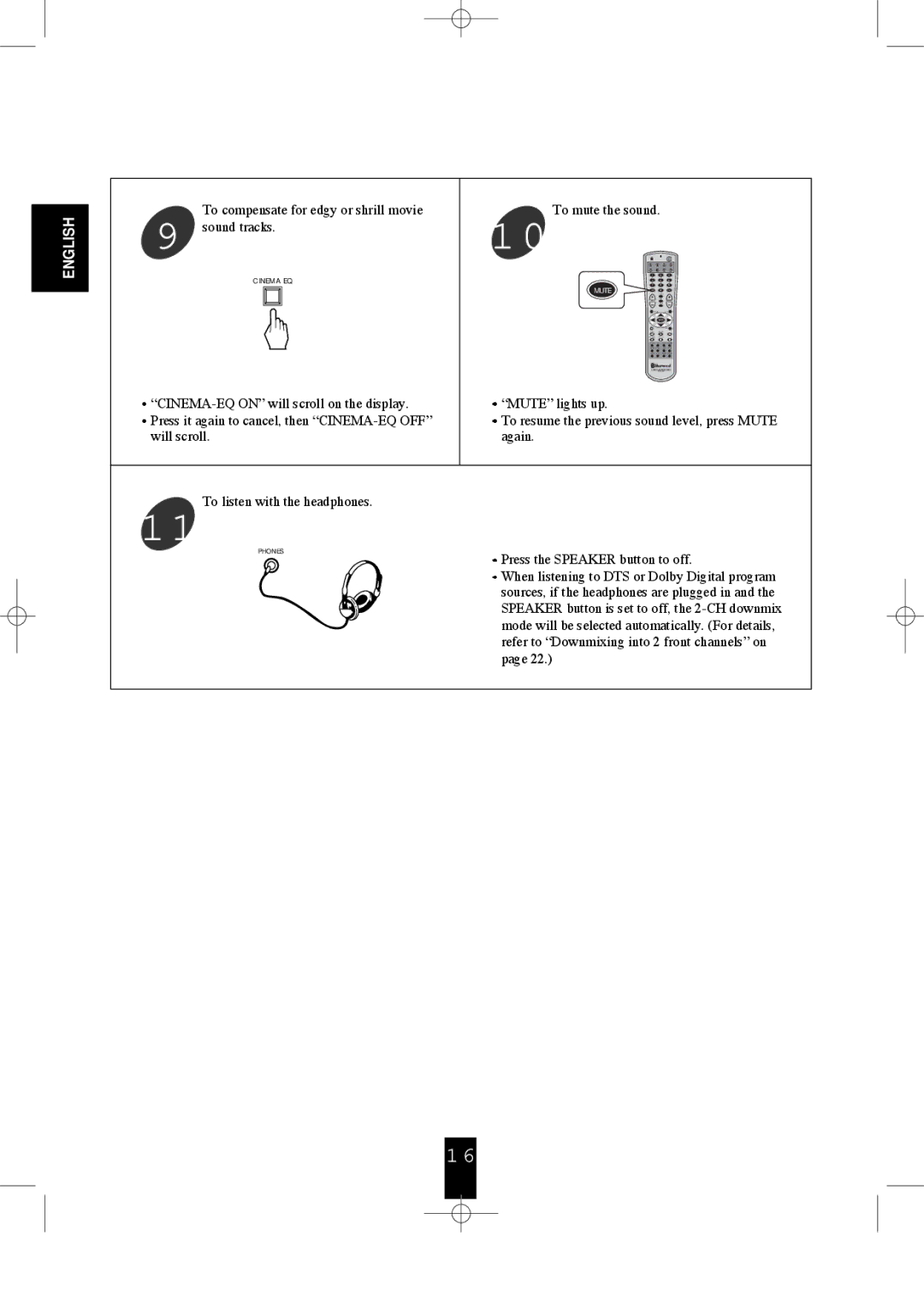 Sherwood R-956 manual To compensate for edgy or shrill movie Sound tracks 