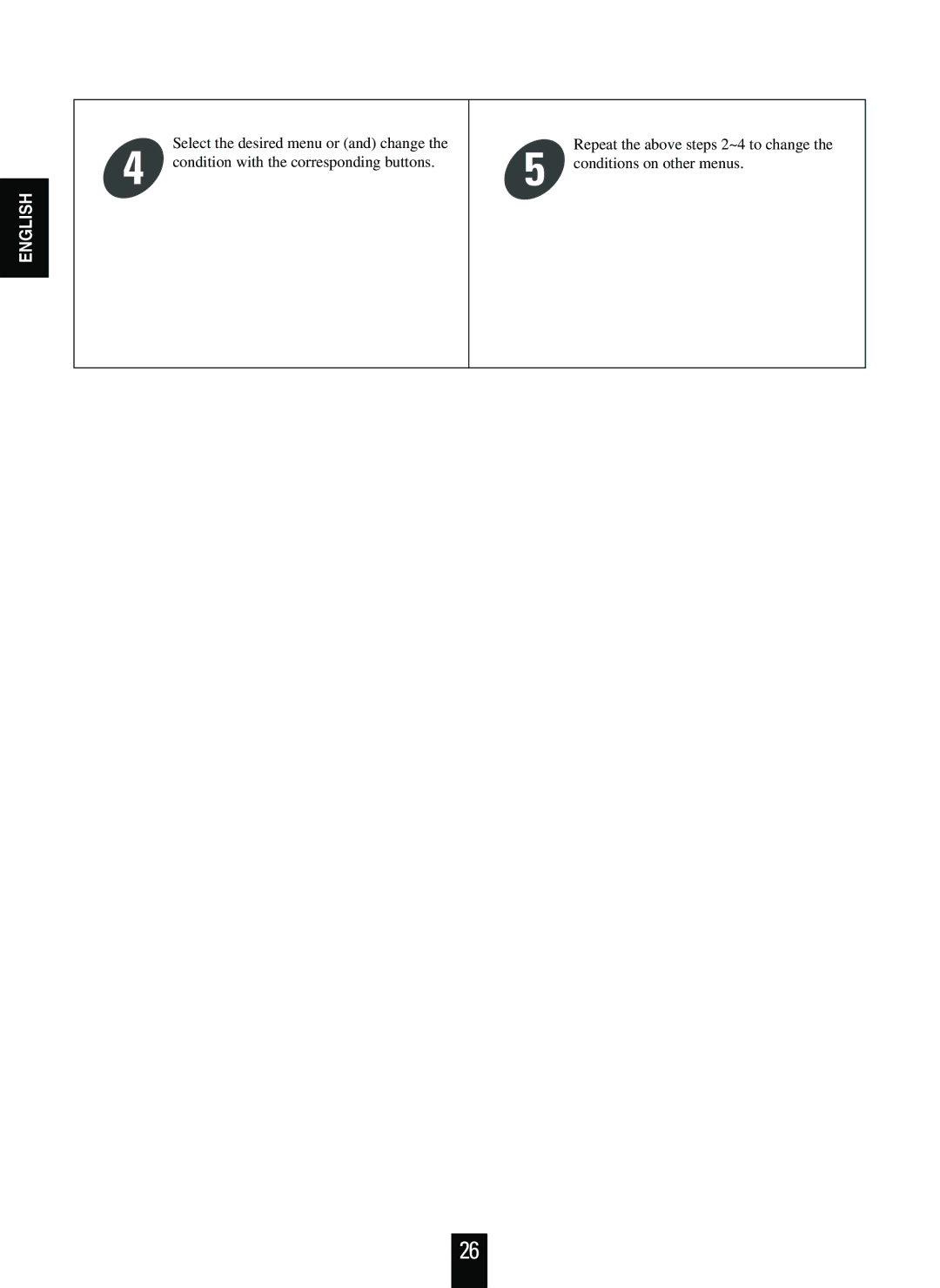 Sherwood RVD-9090R operating instructions Select the desired menu or and change 