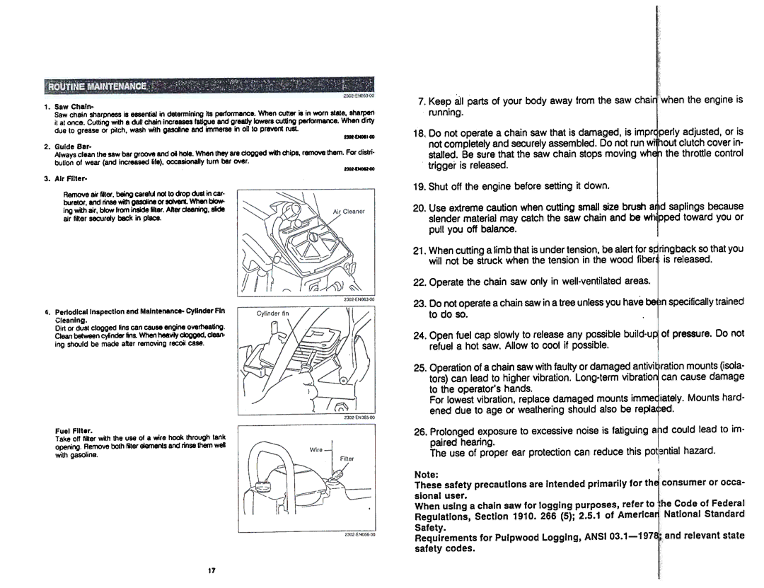 Shindaiwa 400 manual ~-I, ~-gg, CI~-g~~, Iq~ 