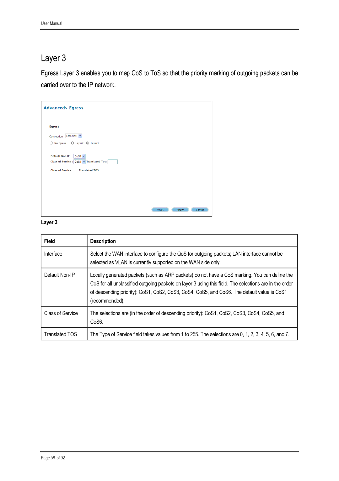 Shiro ADSL 2/2+ Ethernet Modem manual Layer 