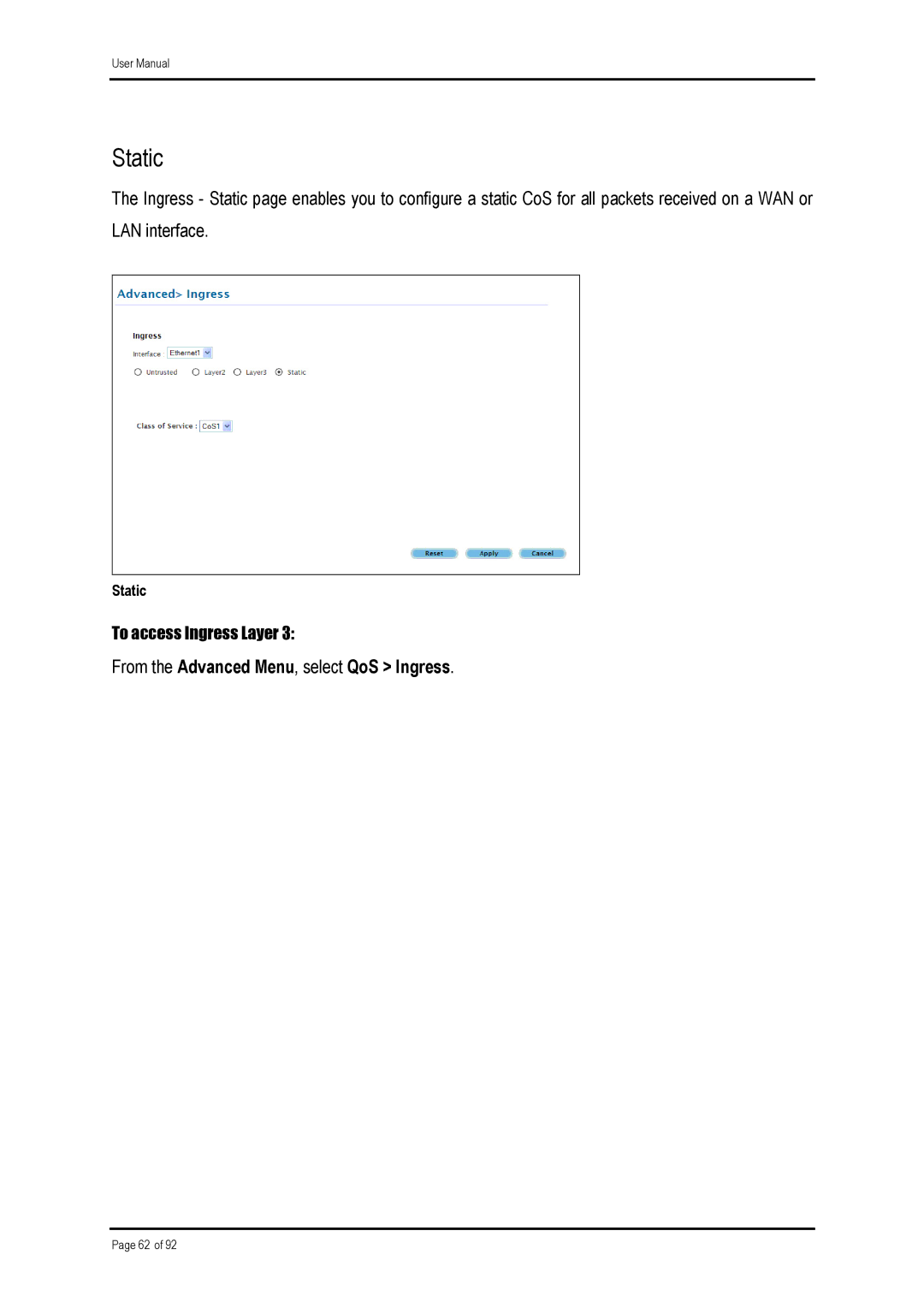 Shiro ADSL 2/2+ Ethernet Modem manual Static 