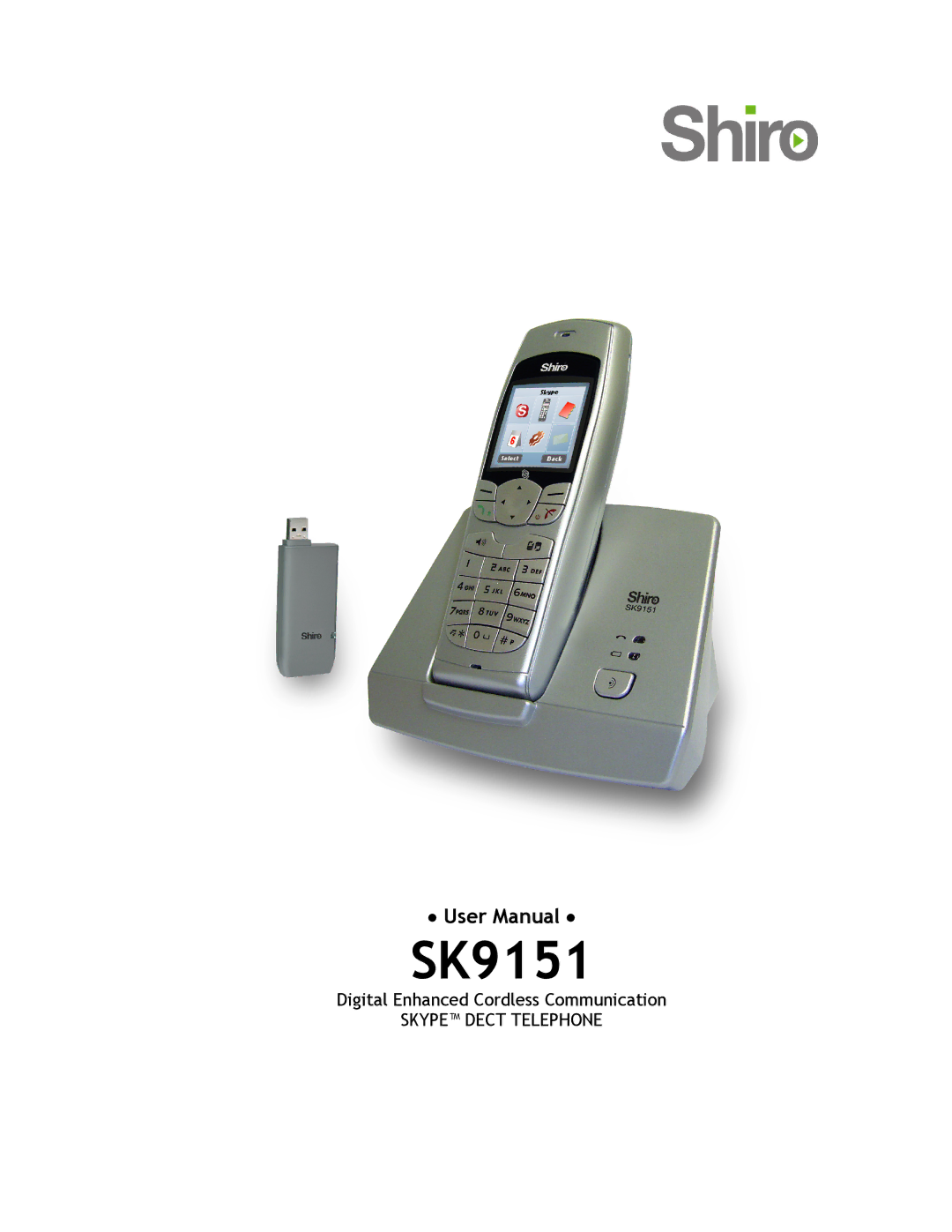 Shiro SK9151 user manual 