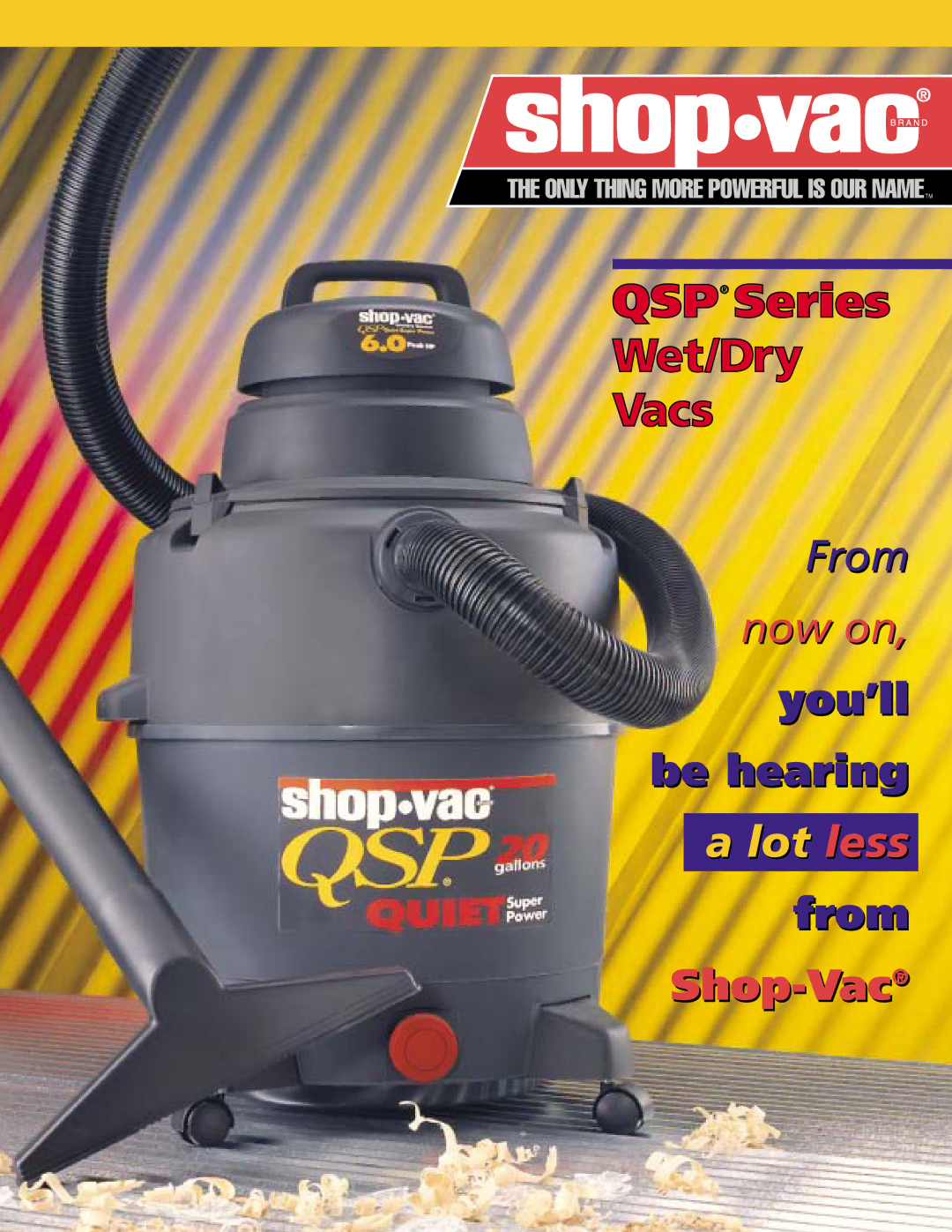 Shop-Vac manual QSP Series Wet/Dry Vacs 