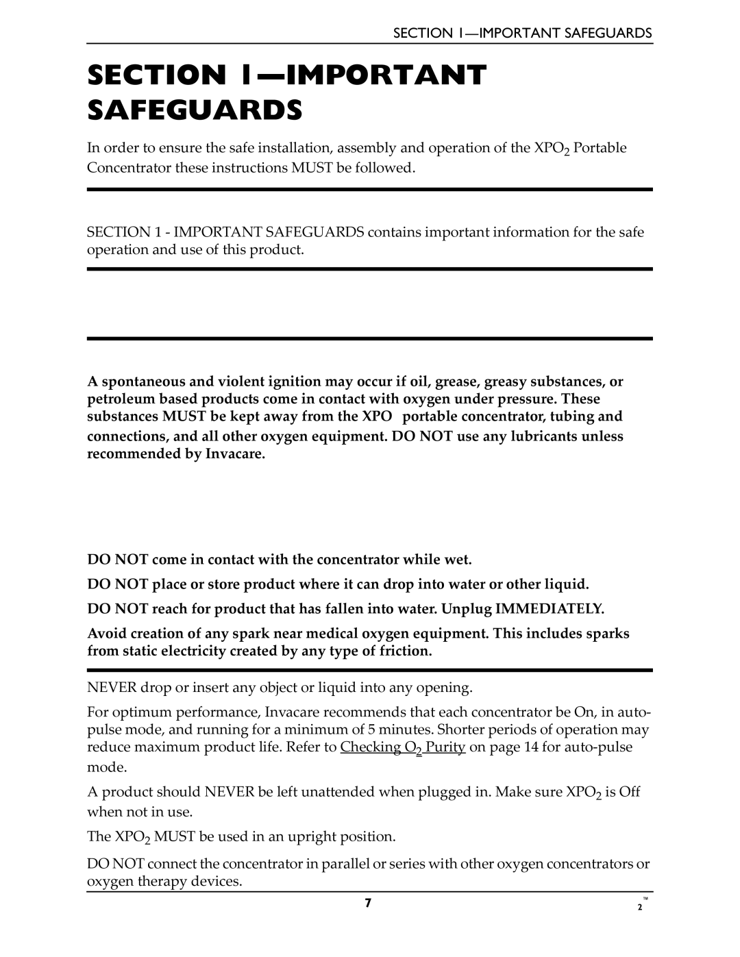 Shop-Vac XPO100B service manual Safeguards, Operating Information 