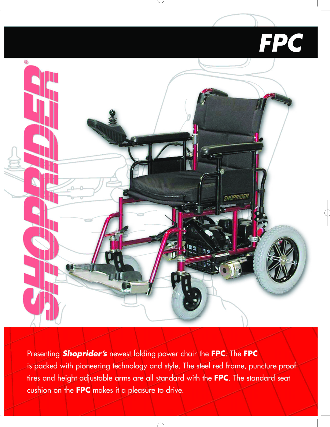 Shoprider none manual Fpc 