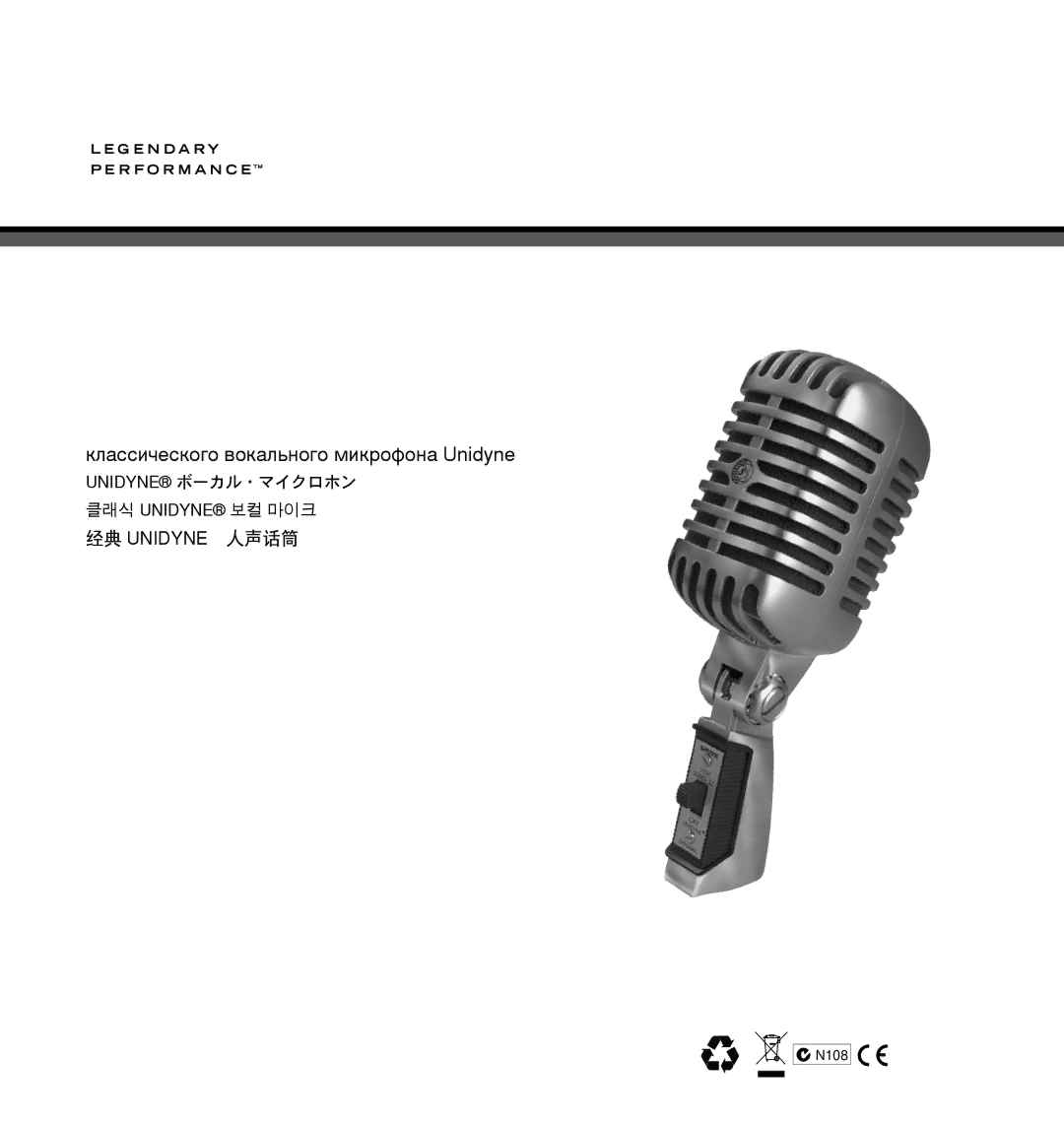 Shure 55SH manual 