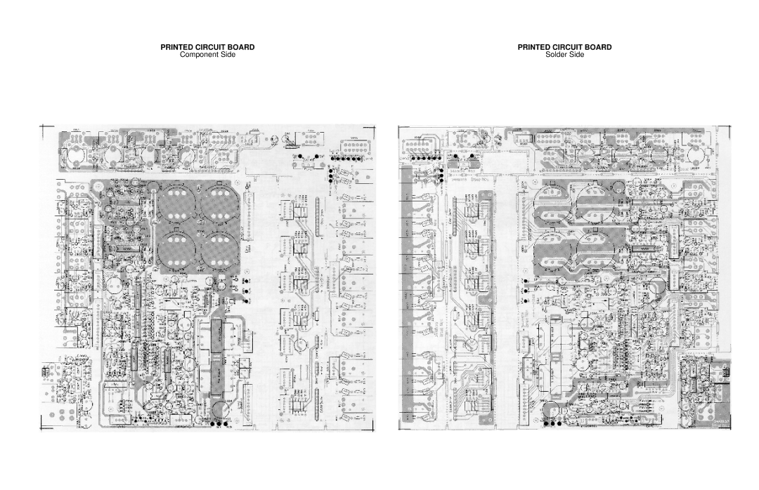 Shure FP42 manual Printed Circuit Board, Component Side Solder Side 