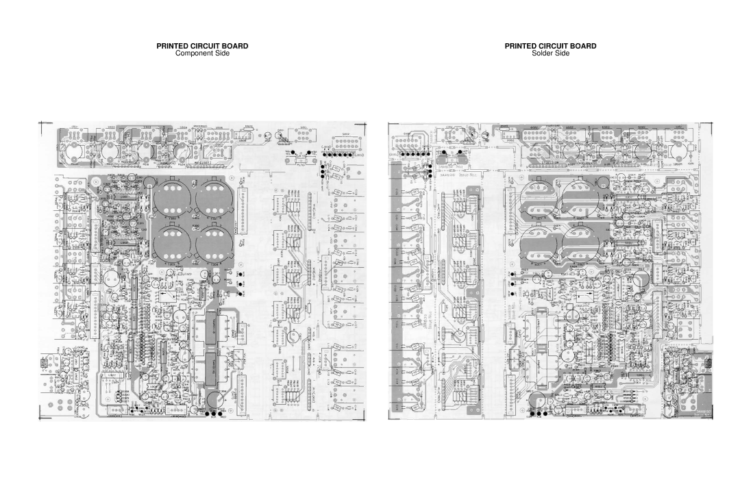 Shure FP42 manual Printed Circuit Board, Component Side Solder Side 