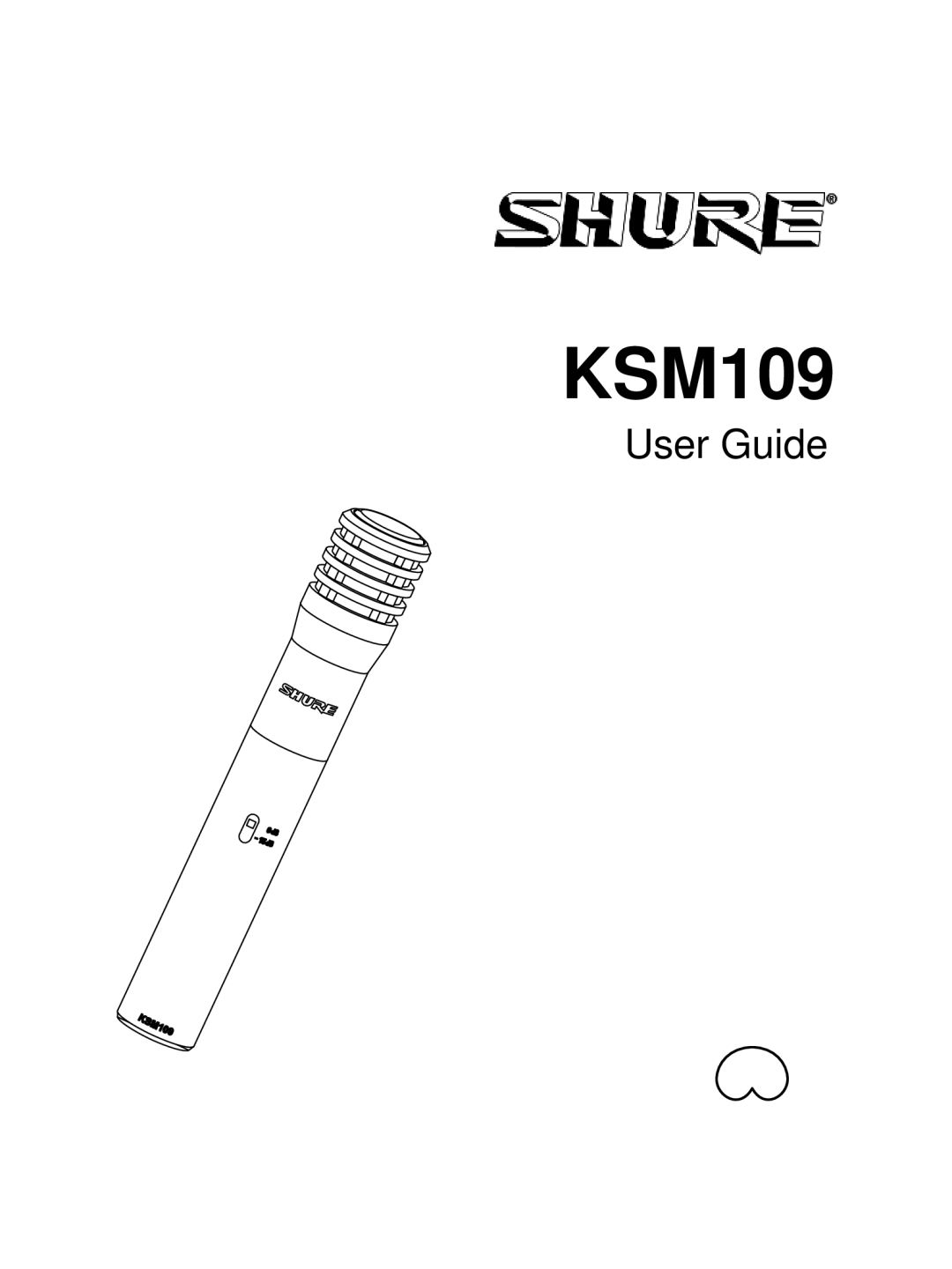 Shure KSM109 manual 