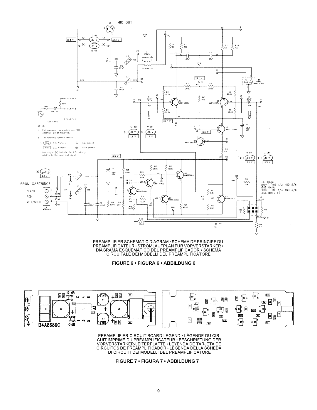 Shure MX100 specifications Figura 6 Abbildung 