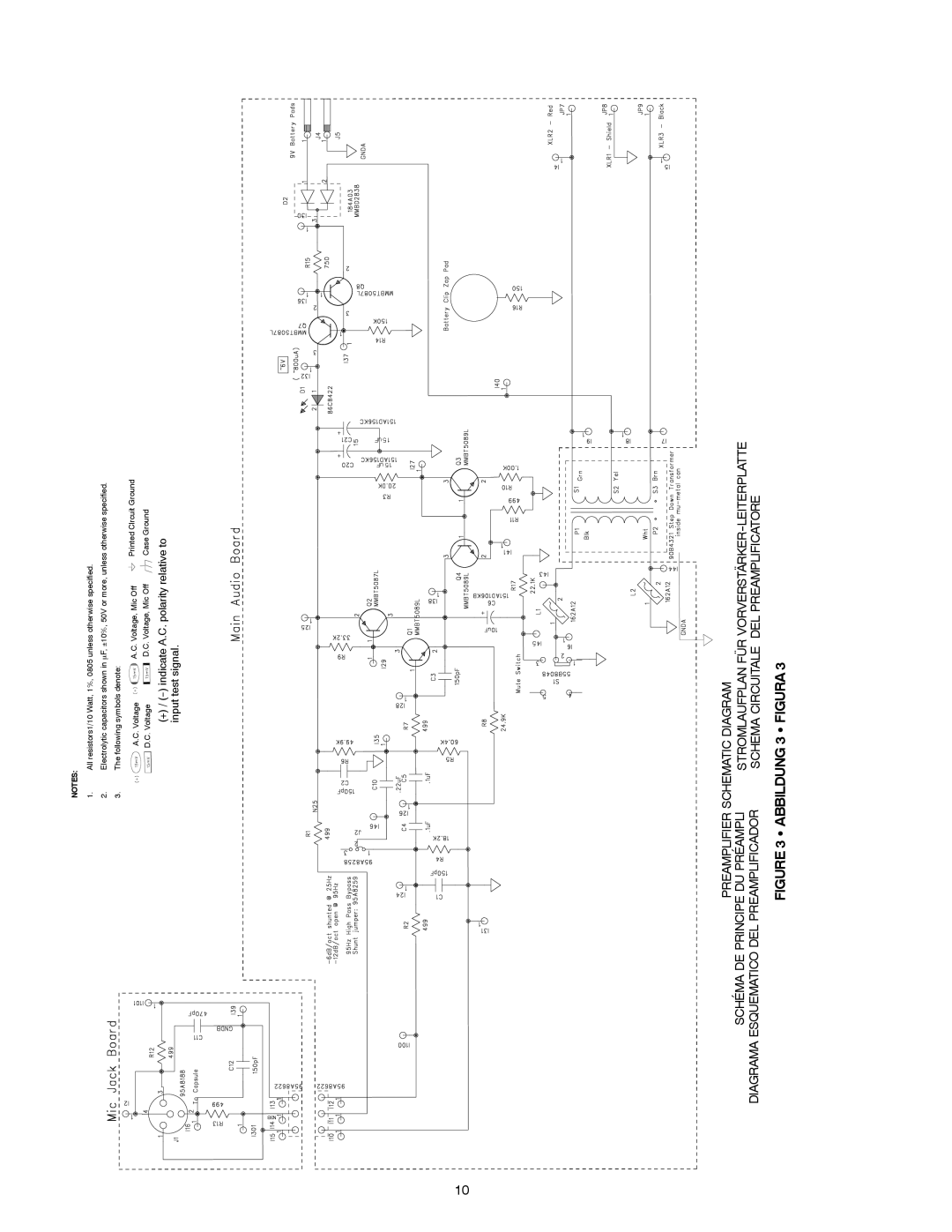 Shure MX1BP specifications Abbildung 3 S Figura 