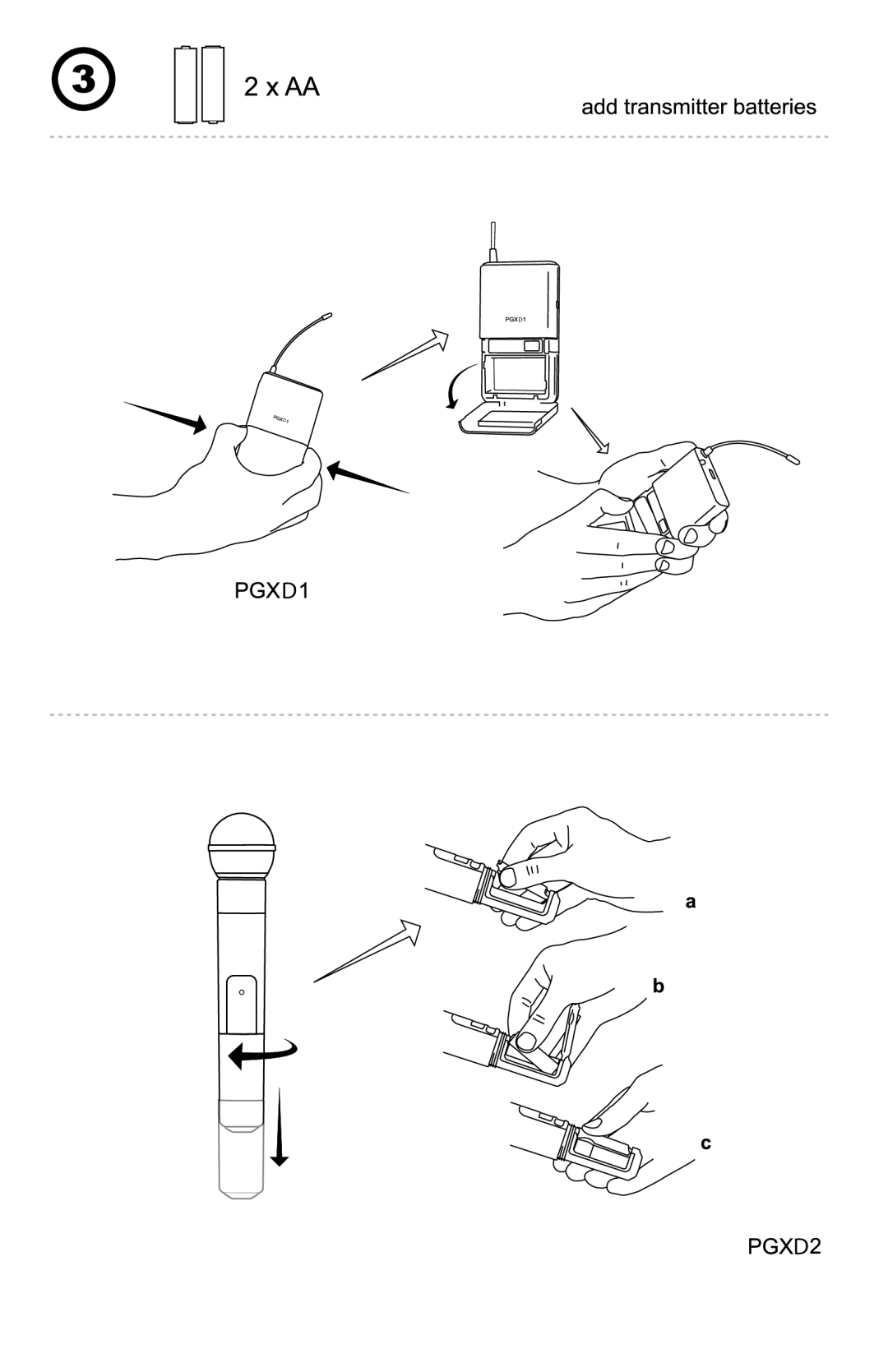 Shure PGXD manual 