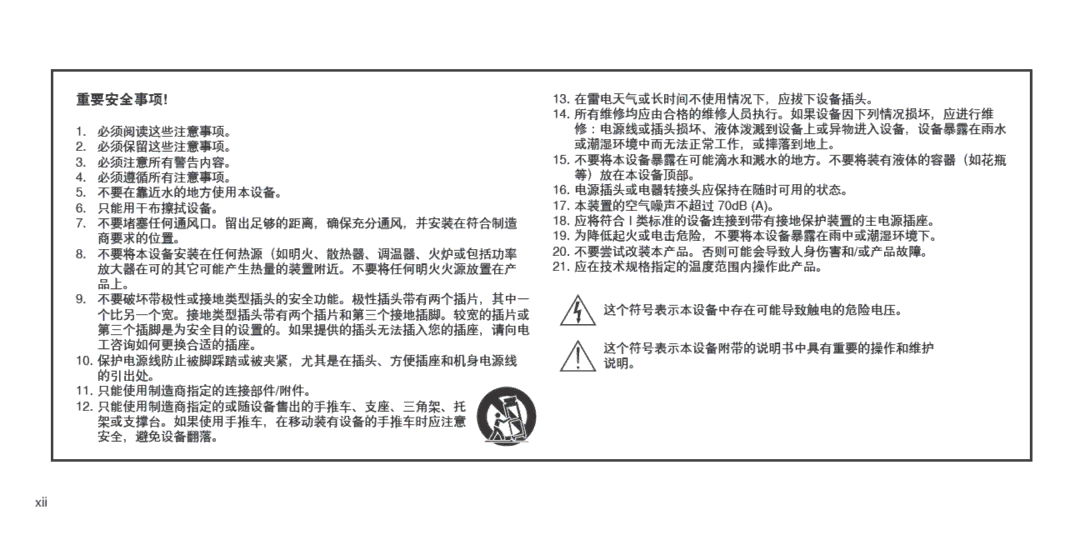 Shure SBC210 manual 