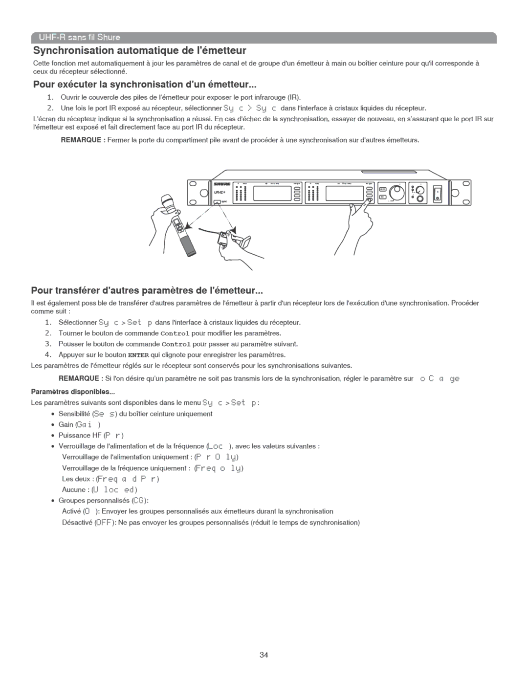 Shure UHF-R manual 