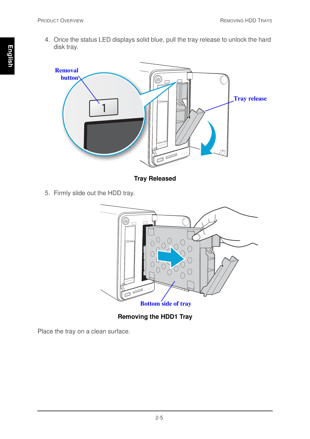 Shuttle Computer Group 74RKD20005SHU001 user manual Tray Released 