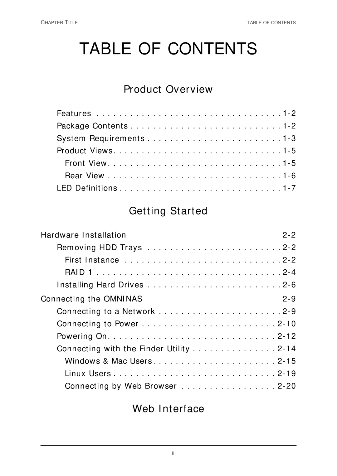 Shuttle Computer Group 74RKD20005SHU001 user manual Table of Contents 