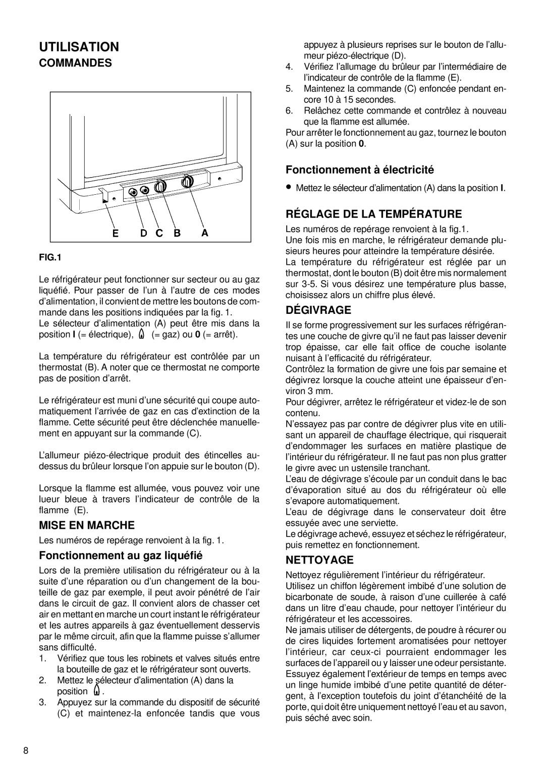 Sibir Optics RM 1-D, RA 1-D, RM 2-D, RA 2-D manual Utilisation 