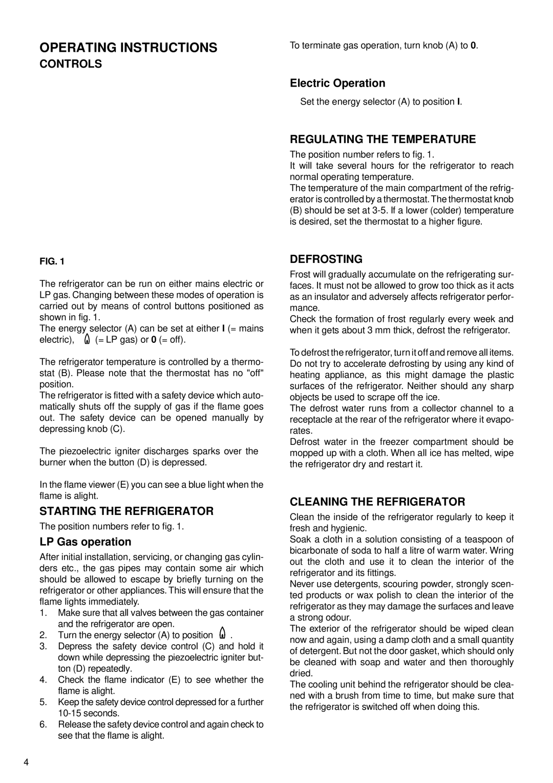 Sibir Optics V 170 GE, V 110 GE manual Operating Instructions 